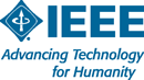 IEEE-Logo mit Schriftzug "Advancing Technology for Humanity"