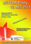 Poster allTUM Party 2011