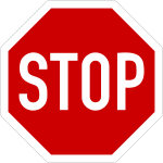 Stopp Zeichen