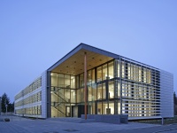 Gebäude auf dem TUM Campus für Biotechnologie und Nachhaltigkeit