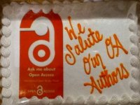 Torte anlässlich der Open Access Week