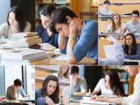Bildcollage von Studierenden in Lehrveranstaltungen