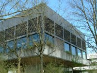 Branch Library Physics, exterior view