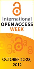 Banner der International Open Access Week 2012