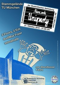 Poster Student Union Party