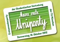 Poster Uniparty des AStA