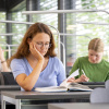 Studierende in der Teilbibliothek Physik