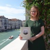 Autorin Barbara Berger in Venedig