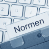 Tastatur und Kartenreiter "Normen"