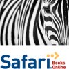 Zebra und Logo von Safari Books Online