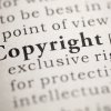 Wörterbucheintrag mit dem Begriff "Copyright"