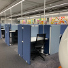 Reservable study desks on the second floor of the Branch Library Main Campus