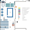 Lageplan Teilbibliothek Stammgelände, 1. Obergeschoss