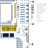 Floor plan of the Branch Library Main Campus, second floor