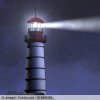 Lighthouse at night