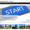 Screenshot der Webseite Universitätsbibliotheken in Bayern mit Slideshow-Bild zum Start der Webseite