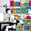Ausschnitt aus dem TUM DataTaggger Video: Wissenschaftler am Rechner
