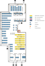 Lageplan Teilbibliothek Chemie, Untergeschoss