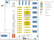 Lageplan Teilbibliothek Mathematik & Informatik, 1. Obergeschoss