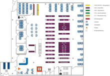 Lageplan Teilbibliothek Mathematik & Informatik, Erdgeschoss