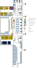 Lageplan Teilbibliothek Stammgelände, 2. Obergeschoss